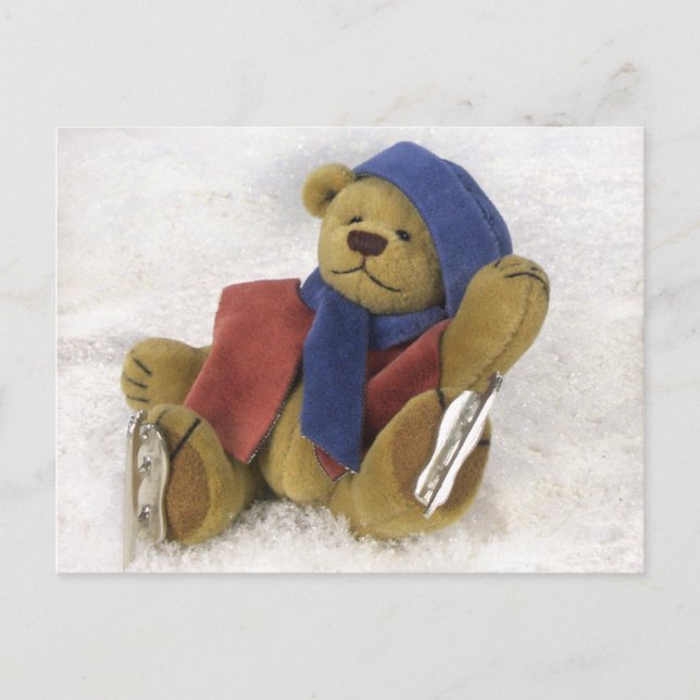 Carte Postale Dinky Bears Winter Fun (Devant)