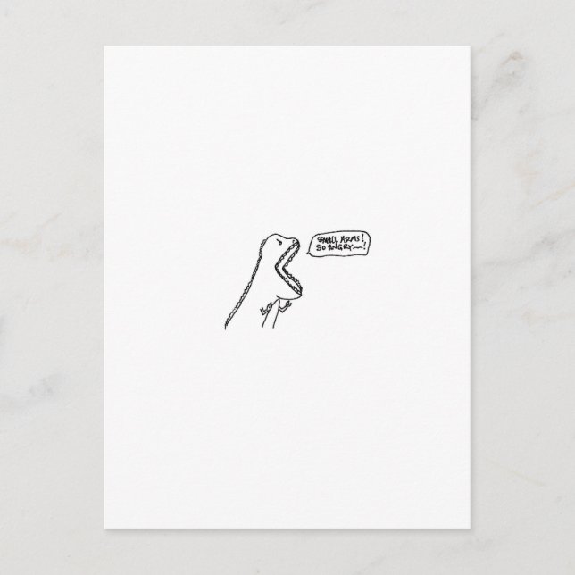 Carte Postale dino (Devant)