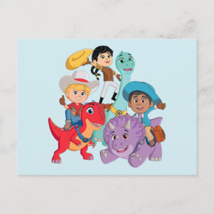 Carte Postale Dino Ranch Yee Haw !