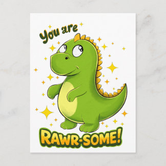 Carte Postale Dino RAWR-TEL Charme