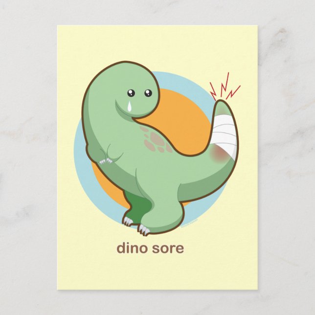 Carte Postale Dino Sore (Devant)