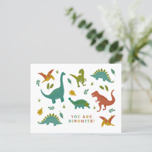 Carte Postale Dinomite Dinosaur Valentine