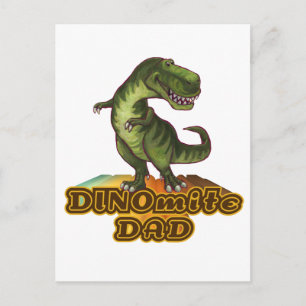 Carte Postale Dinomite Papa