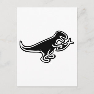 Carte Postale Dinosaur Manger Jésus Poisson