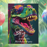Dinosaur T-Rex Vert Sauvegarder la date 