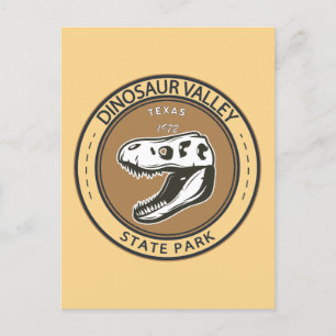 Carte Postale Dinosaur Valley State Park Texas Badge