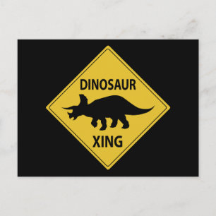Carte Postale Dinosaur Xing