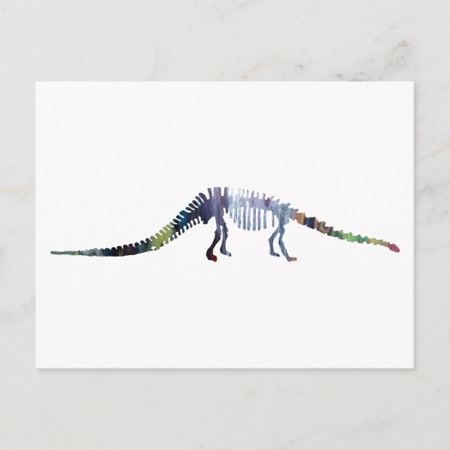 Carte Postale Dinosaure (Devant)