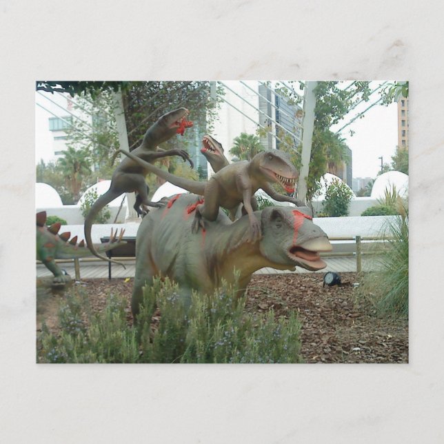 Carte postale Dinosaure (Devant)