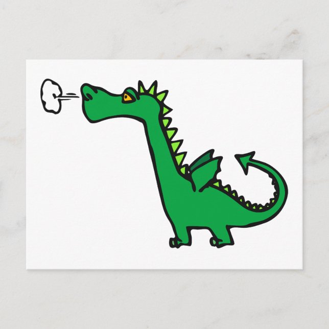 Carte Postale Dinosaure (Devant)