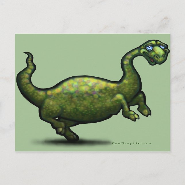 Carte Postale Dinosaure (Devant)