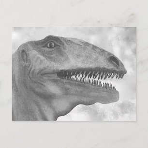 Carte Postale Dinosaure effrayant