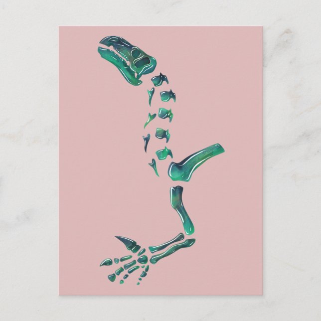 Carte Postale Dinosaure Iguanodon Opale (Devant)