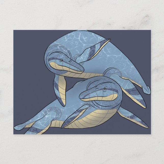 Carte postale Dinosaure - Kronosaurus (Devant)