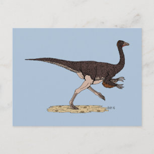 Carte Postale Dinosaure ornithomimus crétacé