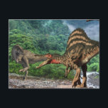 Carte Postale Dinosaure Tyrannosaurus Spinosaurus<br><div class="desc">Cette conception peut être personnalisée en choisissant l'option Modifier la conception. Vous pouvez également transférer sur d'autres objets. Contactez-moi à l'adresse colorflowcreations@gmail.com ou utilisez l'option conversation en haut de la page si vous souhaitez avoir cette conception sur un autre produit ou avez besoin d'aide. Voir d'autres de mes dessins ou...</div>
