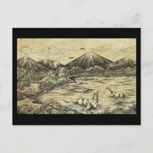 Carte Postale Dinosaures