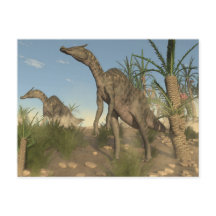 Dinosaures saurolophus - rendu 3D