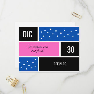 carte postale d'invitation