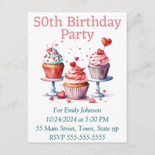 Carte postale d'invitation
