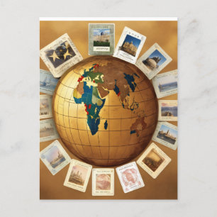 carte postale d'invitation