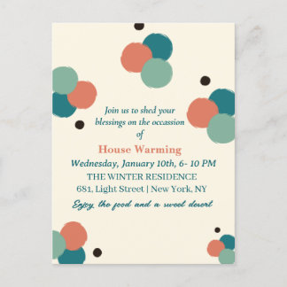 Carte postale d'invitation