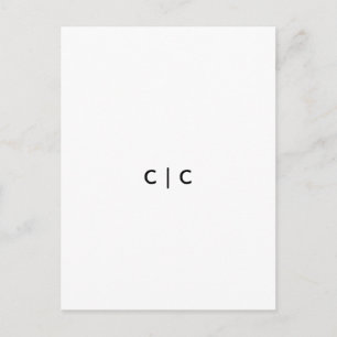 Carte postale d'invitation