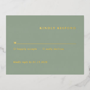 CARTE POSTALE D'INVITATION À FEUILLES D'ALUMINIUM 