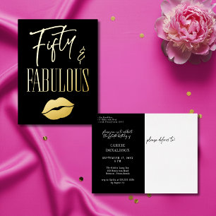 CARTE POSTALE D'INVITATION À FEUILLES D'ALUMINIUM 