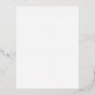 CARTE POSTALE D'INVITATION À FEUILLES D'ALUMINIUM 