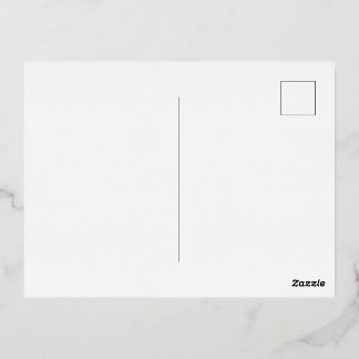 Carte Postale D'invitation À Feuilles D'aluminium Carton d'invitation alu