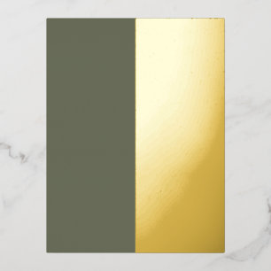 Carte Postale D'invitation À Feuilles D'aluminium Carton d'invitation de luxe en mousse et feuille d