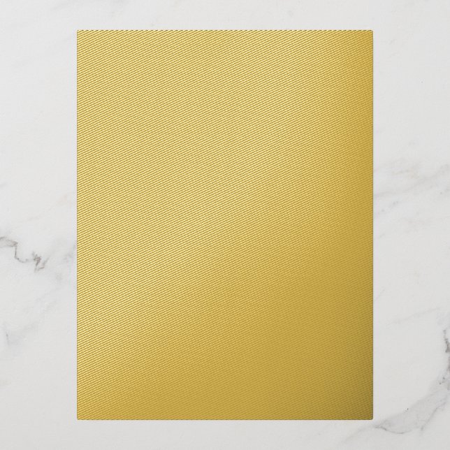 Carte Postale D'invitation À Feuilles D'aluminium Créez Votre Propre Conception Personnalisée Gris F (Recto)