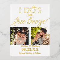 I Do's & Free Booze Modern Wedding Enregistrer la