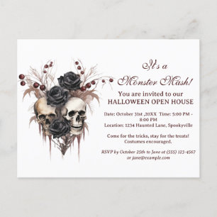 Carte postale d'invitation à la maison ouverte d'H