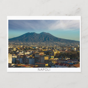 Carte postale d'invitation à Naples / Naples Itali