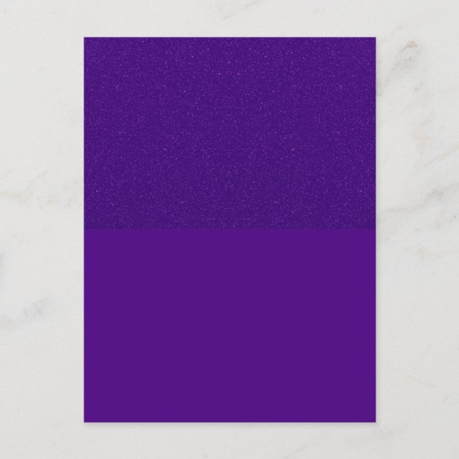 Carte postale d'invitation au bruit violet personn (Devant)