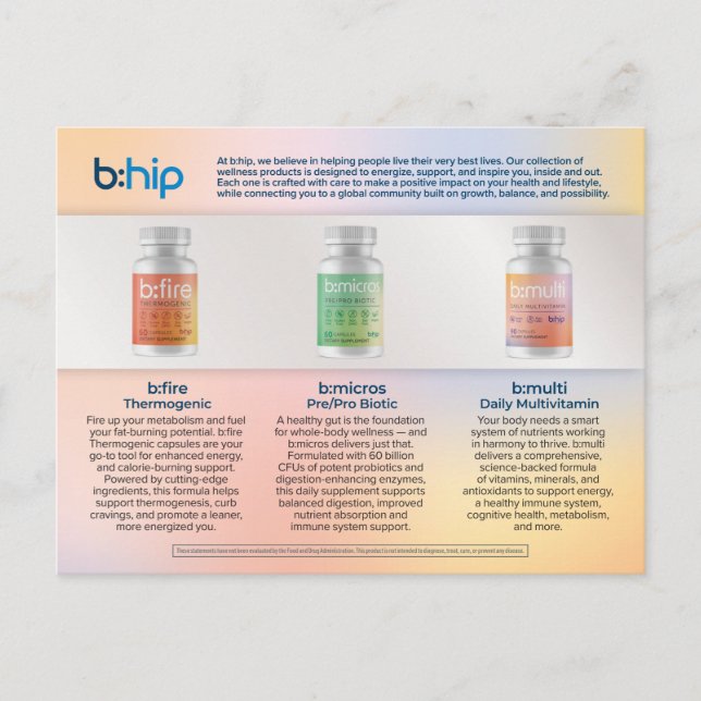 Carte postale d'invitation bhip (Devant)
