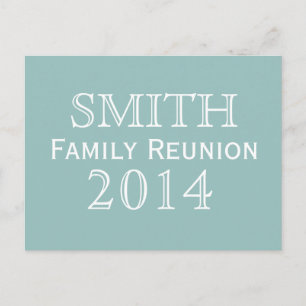 Carte postale d'invitation de réunion de famille b