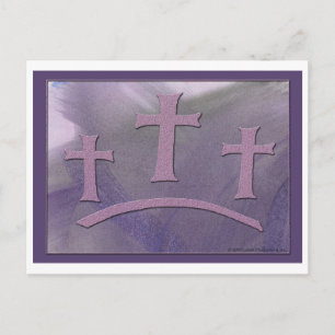 Carte postale d'invitation d'église