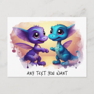 *~* Carte postale d'invitation Dino Dance AP48 PHO