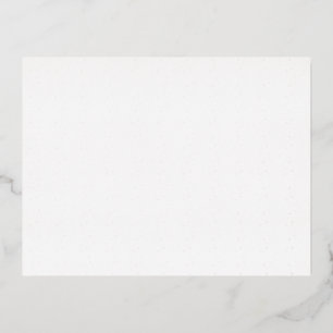 Carte postale d'invitation en aluminium