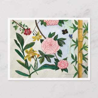 CARTE POSTALE D'INVITATION - Peinture à l'aquarell
