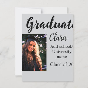 Carte Postale Diplôme ajoutez nom promotion 20xx félicitations a