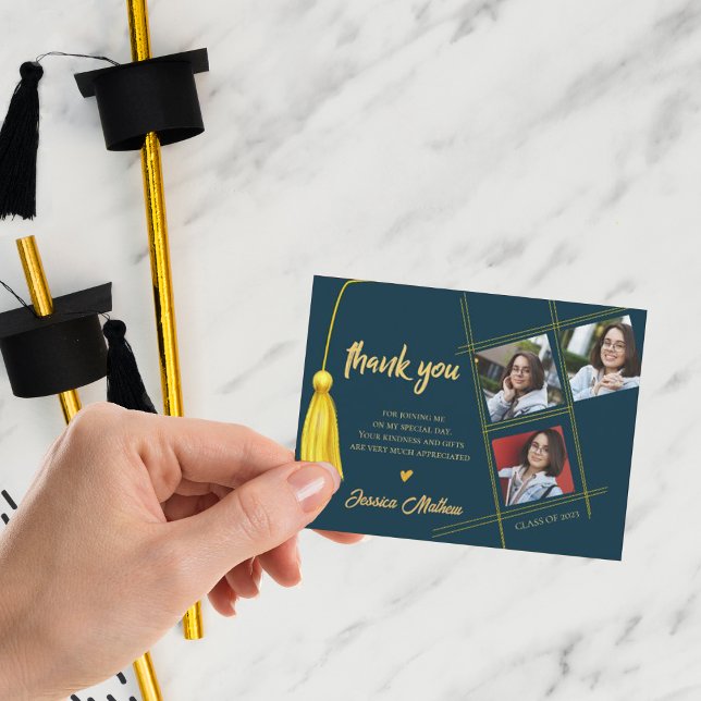 Carte Postale  Diplômé de la promotion 2025 Merci de la multi ph (Créateur téléchargé)