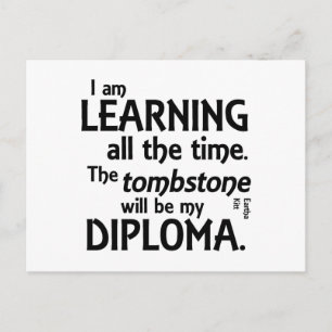 Carte Postale Diplôme Tombstone