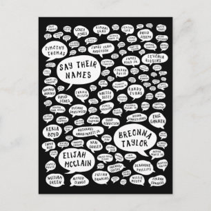 Carte Postale dire leurs noms