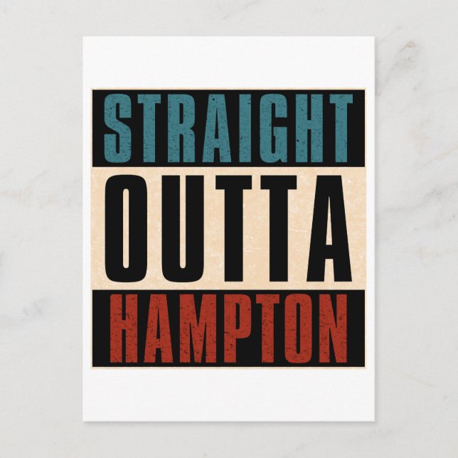 Carte Postale Direct Outta Hampton Virginia VA (Devant)
