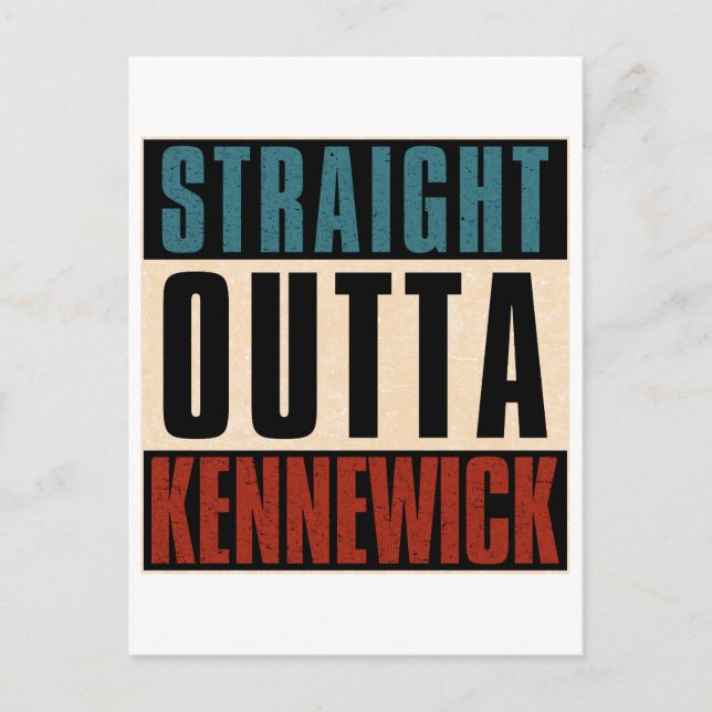 Carte Postale Direct Outta Kennewick Washington WA (Devant)
