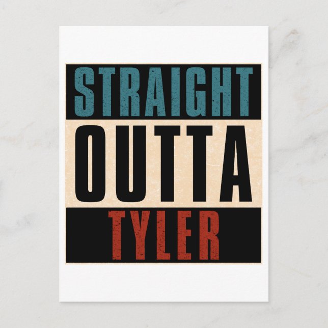 Carte Postale Direct Outta Tyler Texas TX (Devant)
